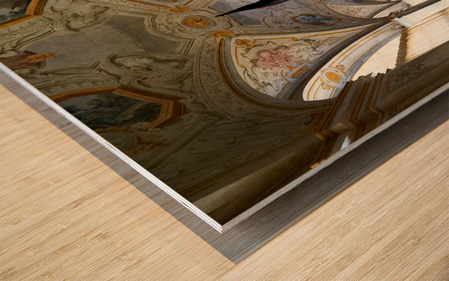 Spoleto Umbria Italy. Collicola Palace Art Gallery Wood print