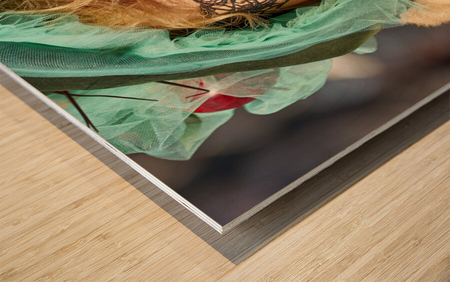 Venice Italy. The Carnival Wood print