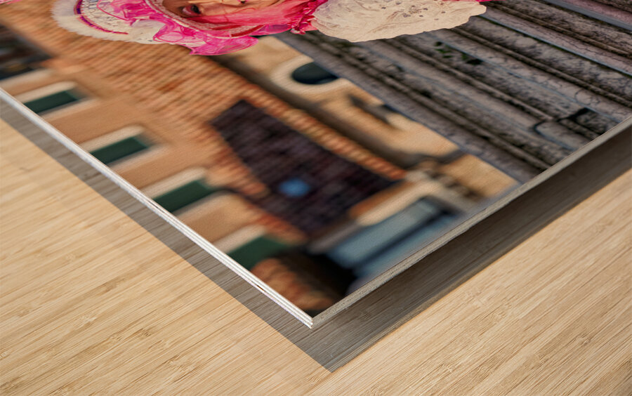 Venice Italy. The Carnival Wood print