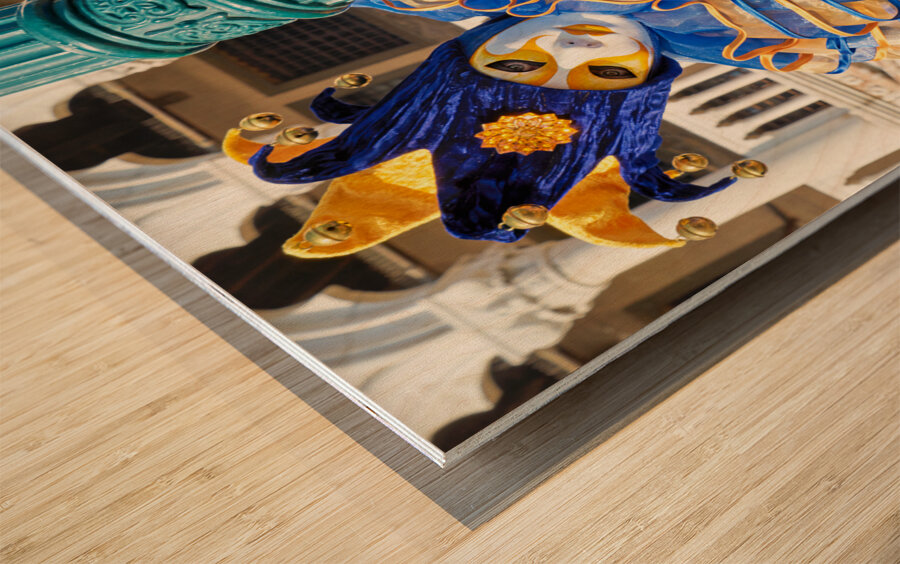 VENICE CARNIVAL Wood print