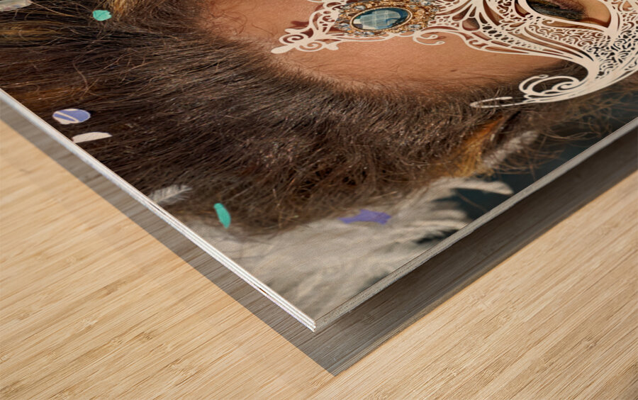 Venice Italy. The Carnival Wood print