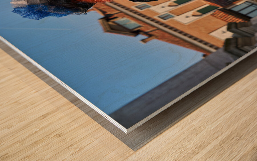 Venice Italy. The Carnival Wood print