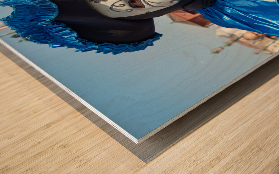 Venice Italy. The Carnival Wood print