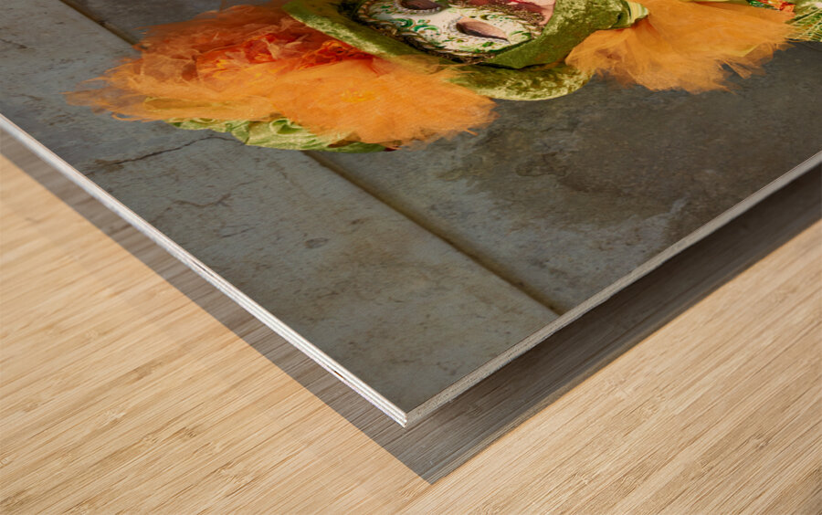 Venice Italy. The Carnival Wood print