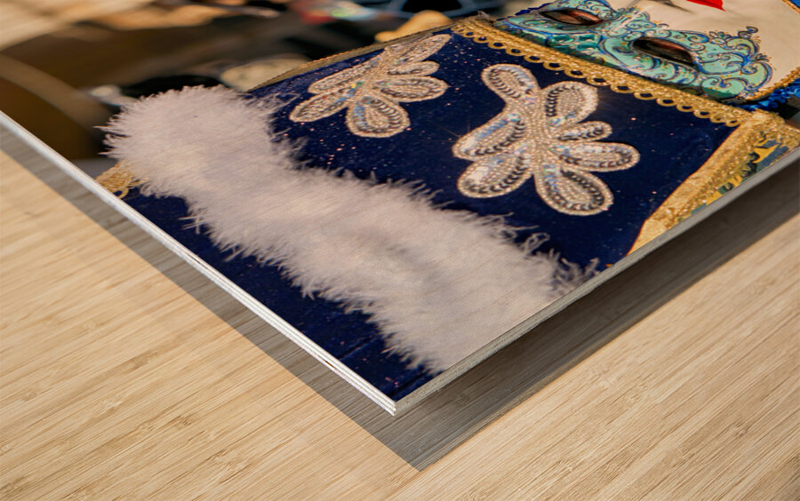 Venice Italy. The Carnival Wood print