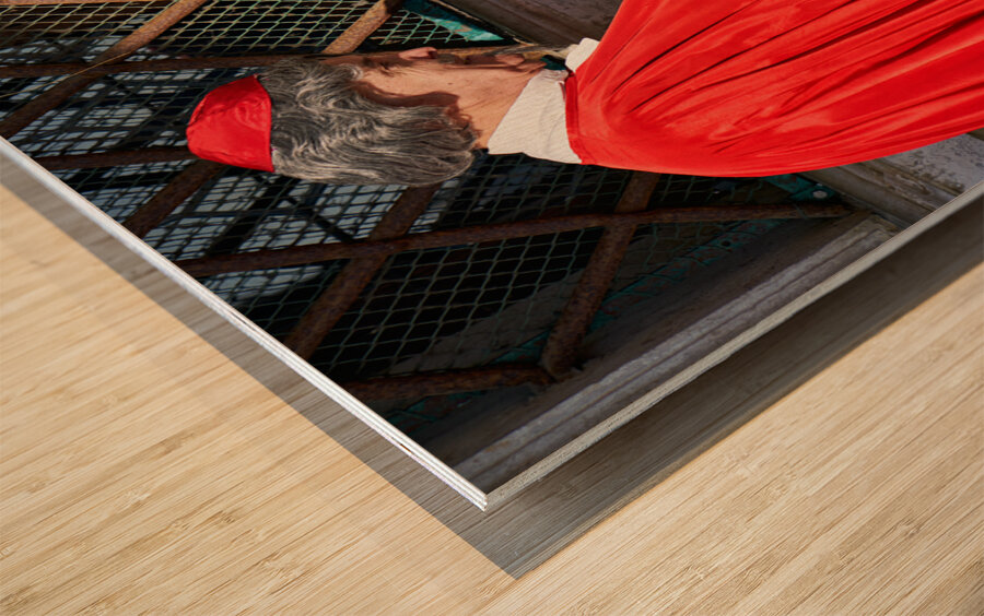 Venice Italy. The Carnival Wood print