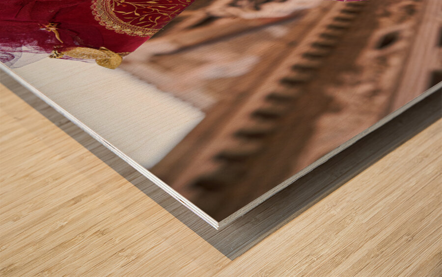 Venice Italy. The Carnival Wood print