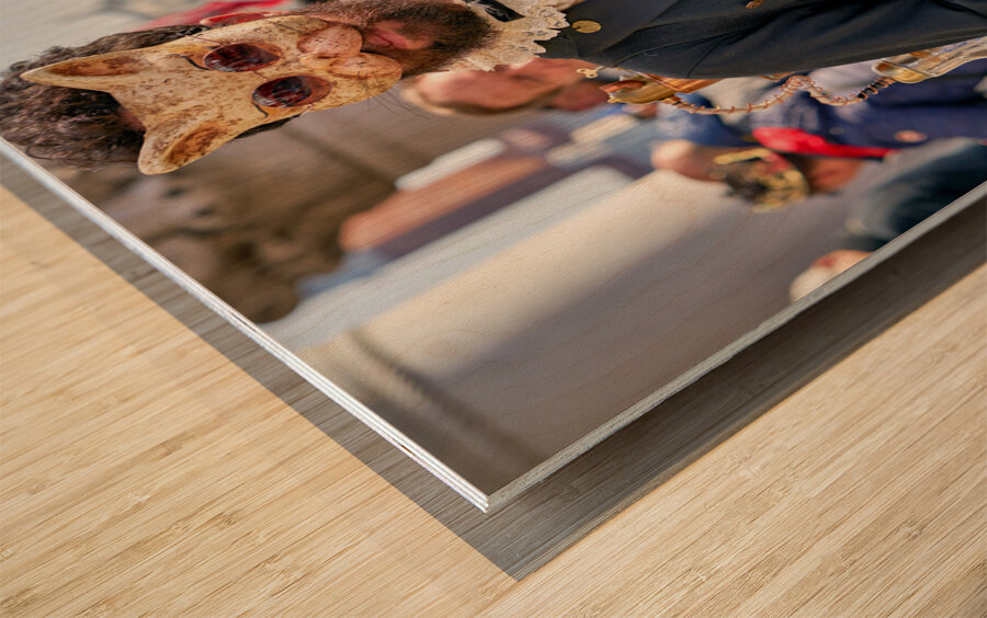 Venice Italy. The Carnival Wood print