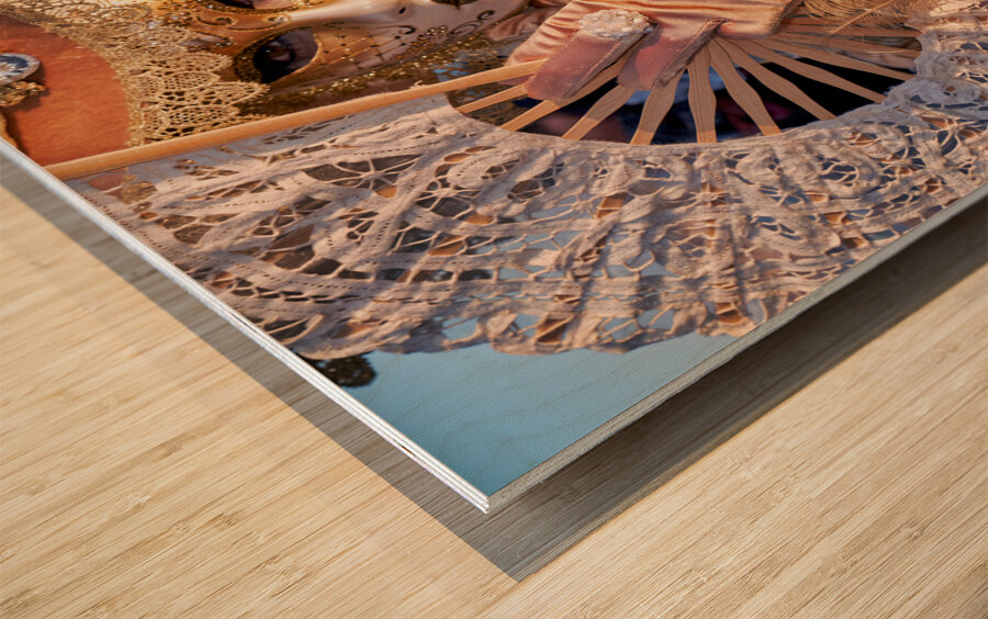 Venice Italy. The Carnival Wood print