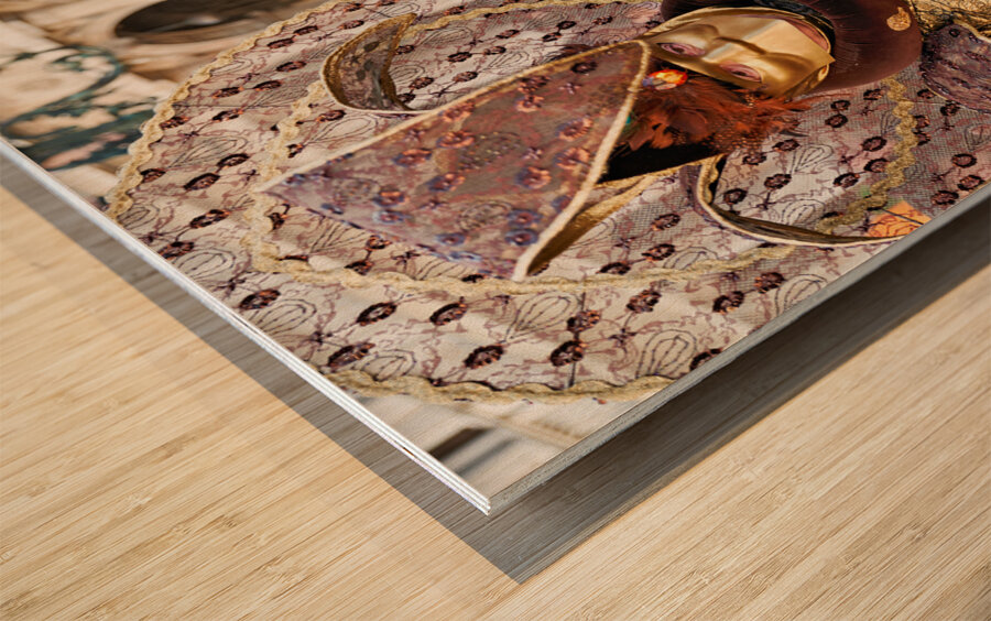 Venice Italy. The Carnival Wood print