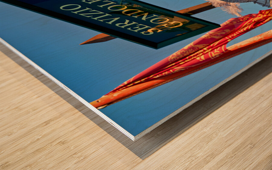 Venice Italy. The Carnival Wood print