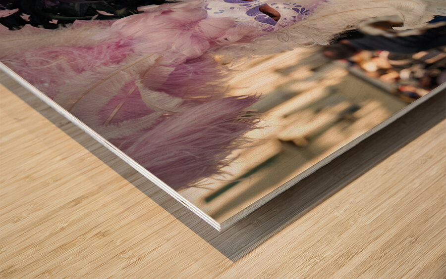 Venice Italy. The Carnival Wood print