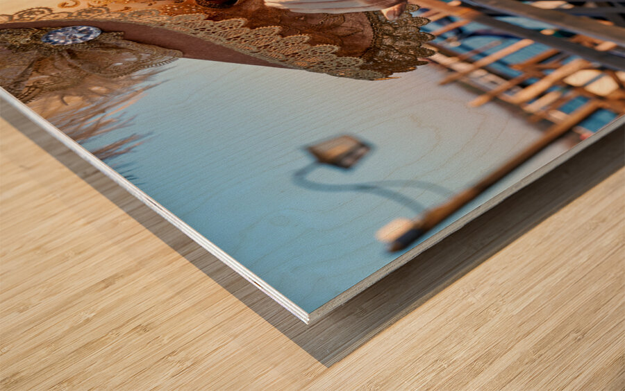 Venice Italy. The Carnival Wood print