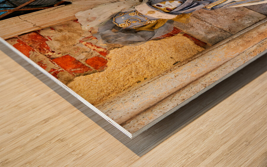 Venice Italy. The Carnival Wood print