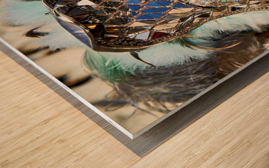 Venice Italy. The Carnival Wood print