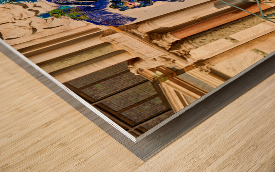 Venice Italy. The Carnival Wood print