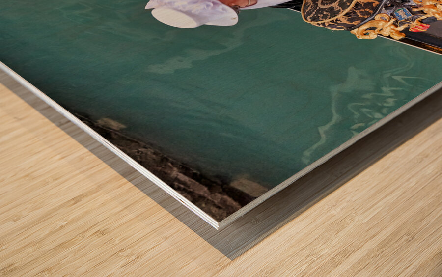 Venice Italy. The Carnival Wood print