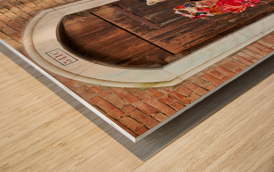 Venice Italy. The Carnival Wood print