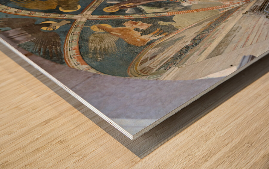 Verona Veneto Italy. San Fermo Maggiore Church Wood print