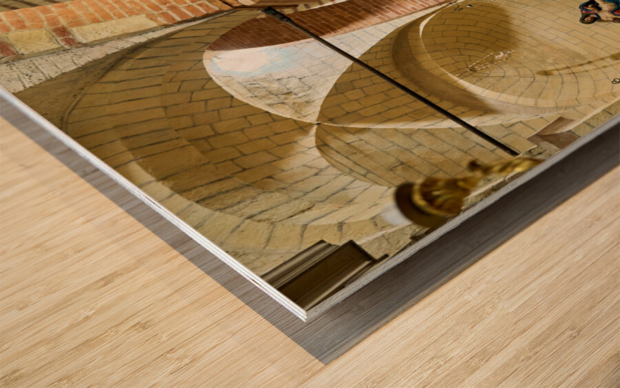 Verona Veneto Italy. San Lorenzo Basilica Wood print