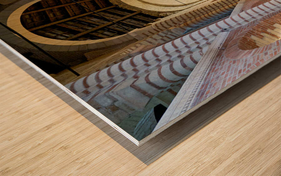 Verona Veneto Italy. San Lorenzo Basilica Wood print