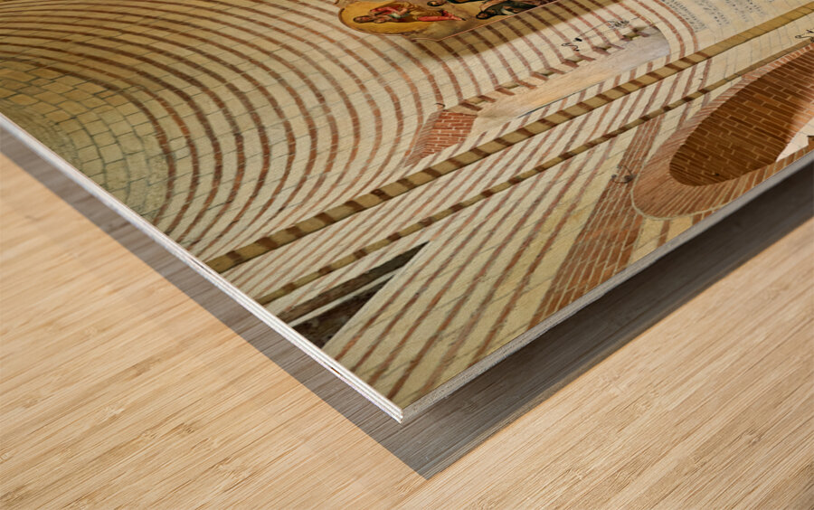 Verona Veneto Italy. San Lorenzo Basilica Wood print