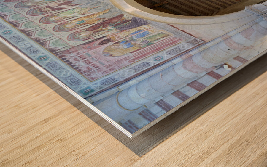 Verona Veneto Italy. The Basilica of San Zeno Wood print