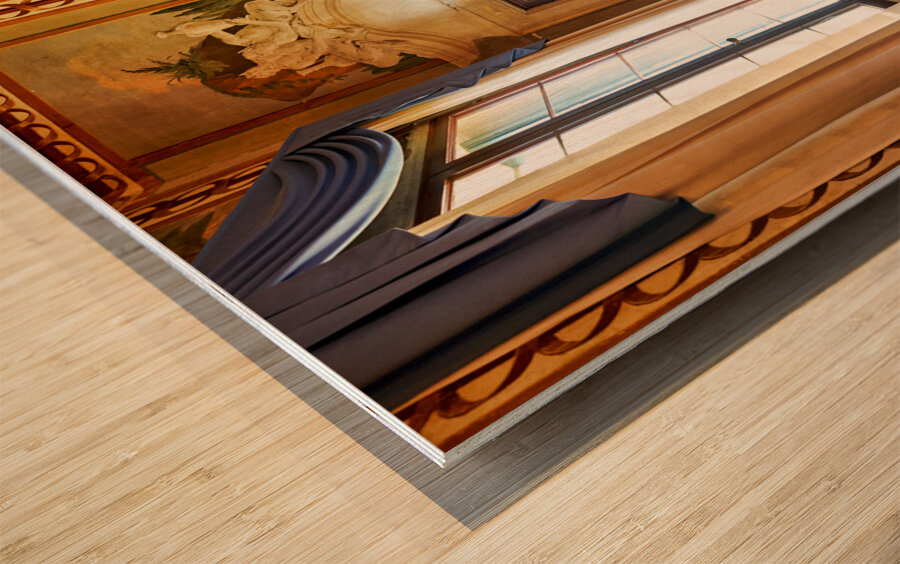 Vicenza Veneto Italy. The interiors of the Villa Valmarana ai Nani frescoed  by Giambattista and Giandomenico Tiepolo Wood print