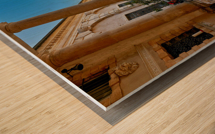 Vicenza Veneto Italy. The interiors of the Villa Valmarana ai Nani frescoed  by Giambattista and Giandomenico Tiepolo Wood print