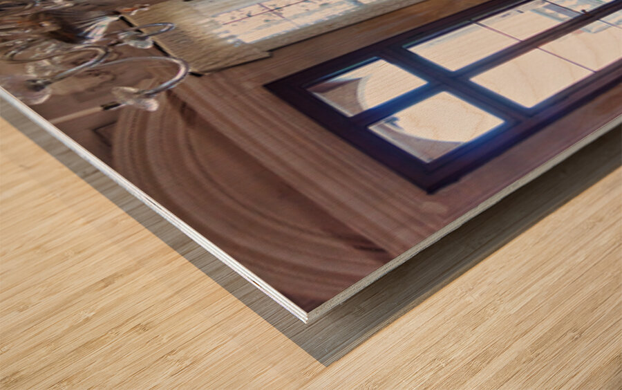 Vicenza Veneto Italy. The interiors of the Villa Valmarana ai Nani frescoed  by Giambattista and Giandomenico Tiepolo Wood print