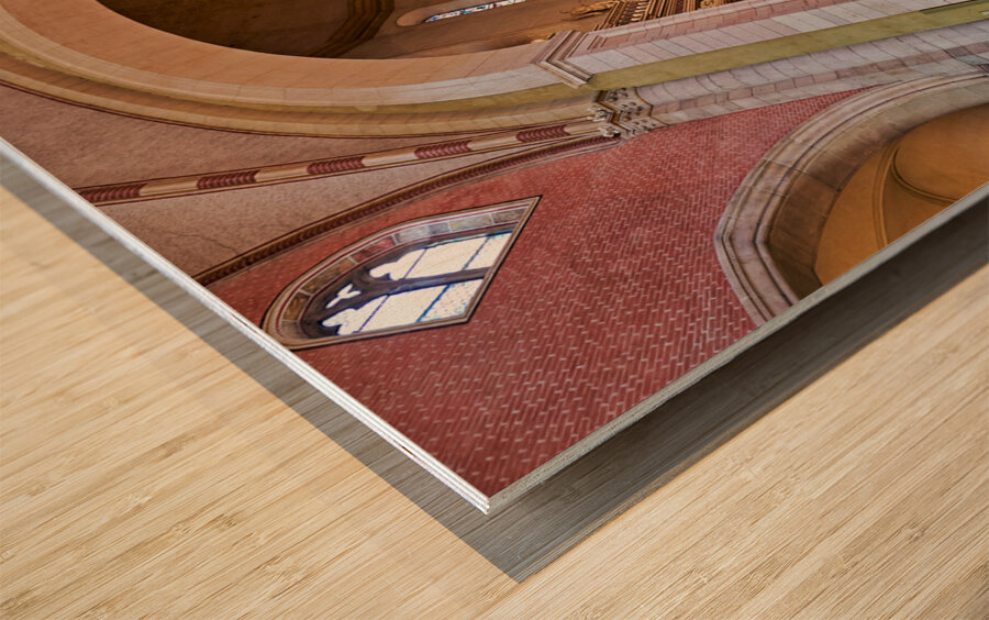 Vicenza Veneto Italy. Vicenza Cathedral Cattedrale di Santa Maria Annunziata Duomo di Vicenza Wood print