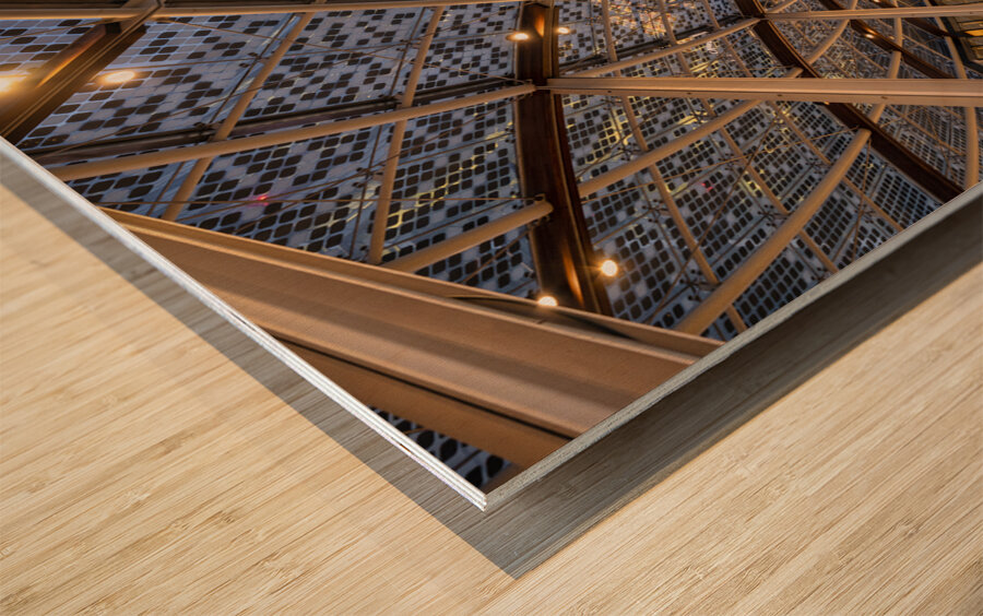 Milan Lombardy Italy. Porta Nuova District. Wood print