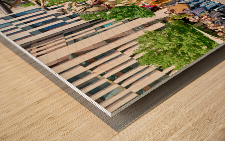 Zaragoza. Saragossa. Aragon. Spain.  Processions of the Easter Holy Week Wood print