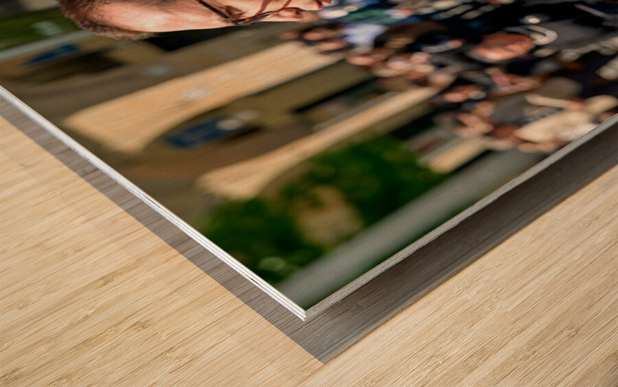 Zaragoza. Saragossa. Aragon. Spain.  Processions of the Easter Holy Week Wood print