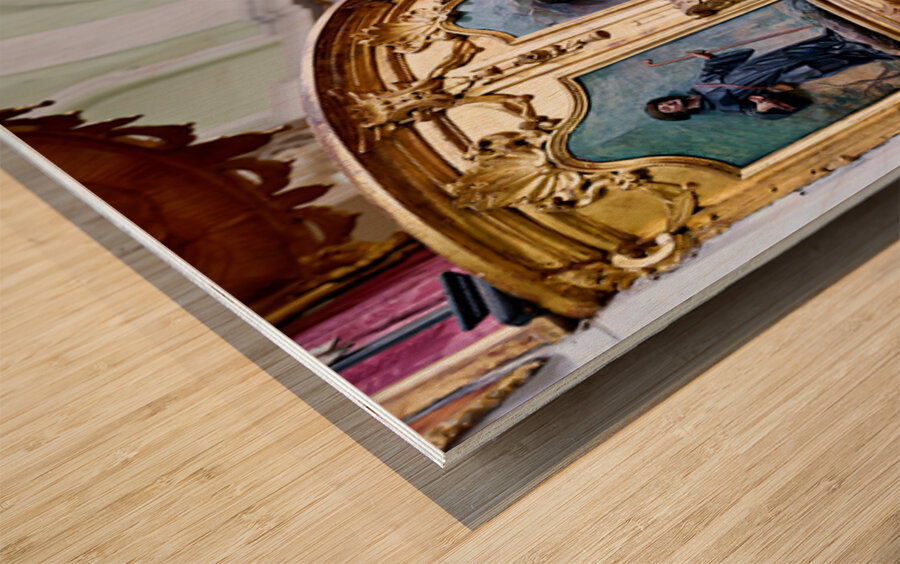 Zaragoza. Saragossa. Aragon. Spain. San Gil Abad church Wood print