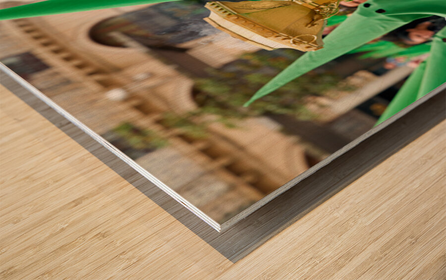 Zaragoza. Saragossa. Aragon. Spain.  Processions of the Easter Holy Week Wood print