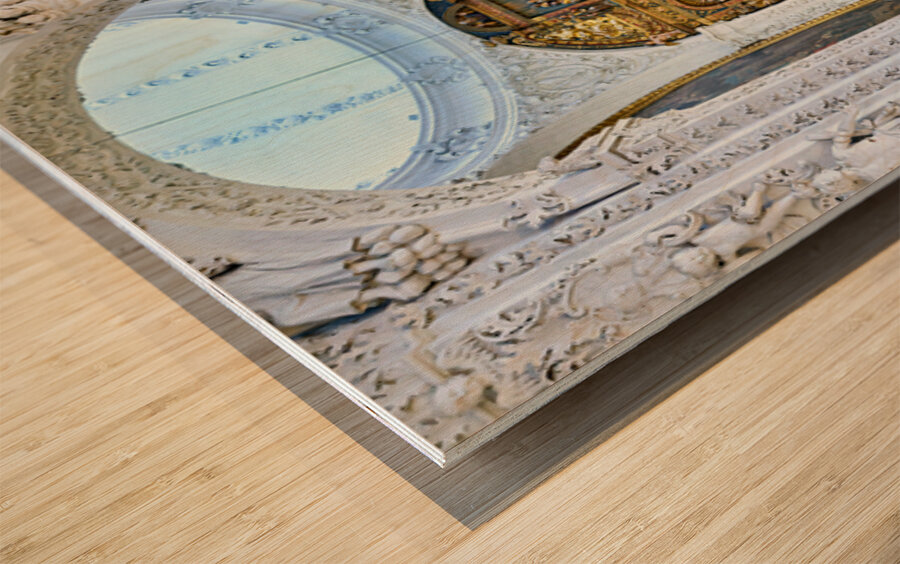 Zaragoza. Saragossa. Aragon. Spain. Cathedral of the Savior of Zaragoza. La SEO Wood print