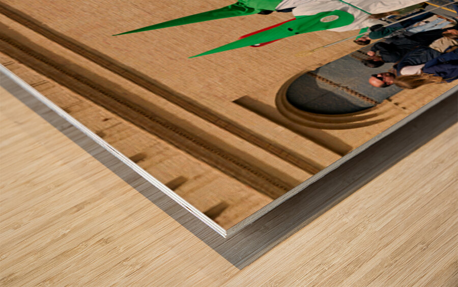 Zaragoza. Saragossa. Aragon. Spain.  Processions of the Easter Holy Week Wood print