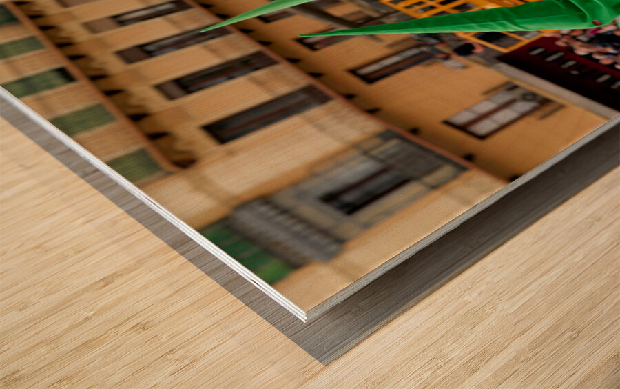 Zaragoza. Saragossa. Aragon. Spain.  Processions of the Easter Holy Week Wood print