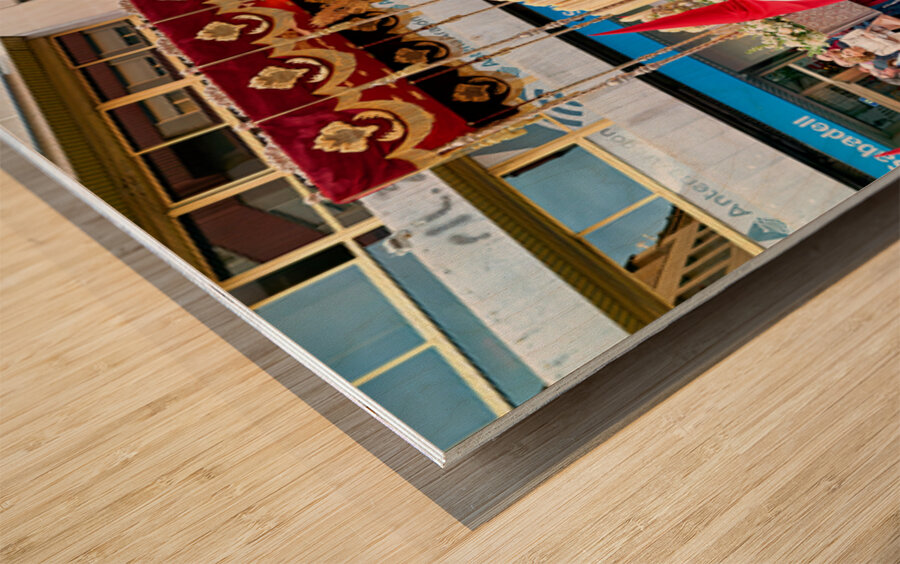 Zaragoza. Saragossa. Aragon. Spain.  Processions of the Easter Holy Week Wood print