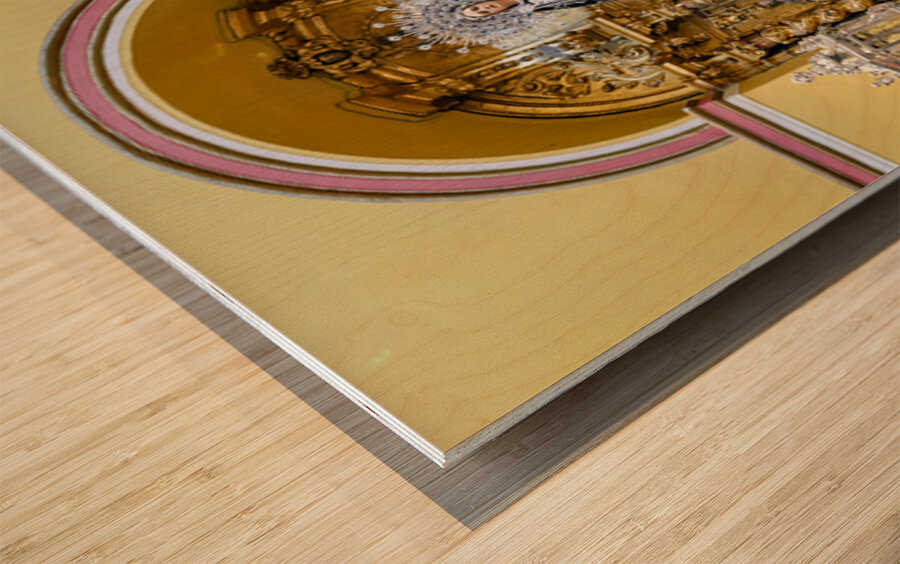 Zaragoza. Saragossa. Aragon. Spain. Iglesia de Santa Isabel de Portugal Wood print