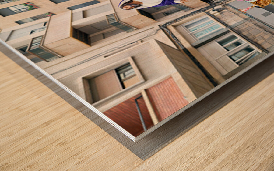 Zaragoza. Saragossa. Aragon. Spain.  Processions of the Easter Holy Week Wood print