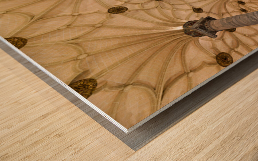 Zaragoza. Saragossa. Aragon. Spain. Sala de Exposiciones La Lonja Wood print