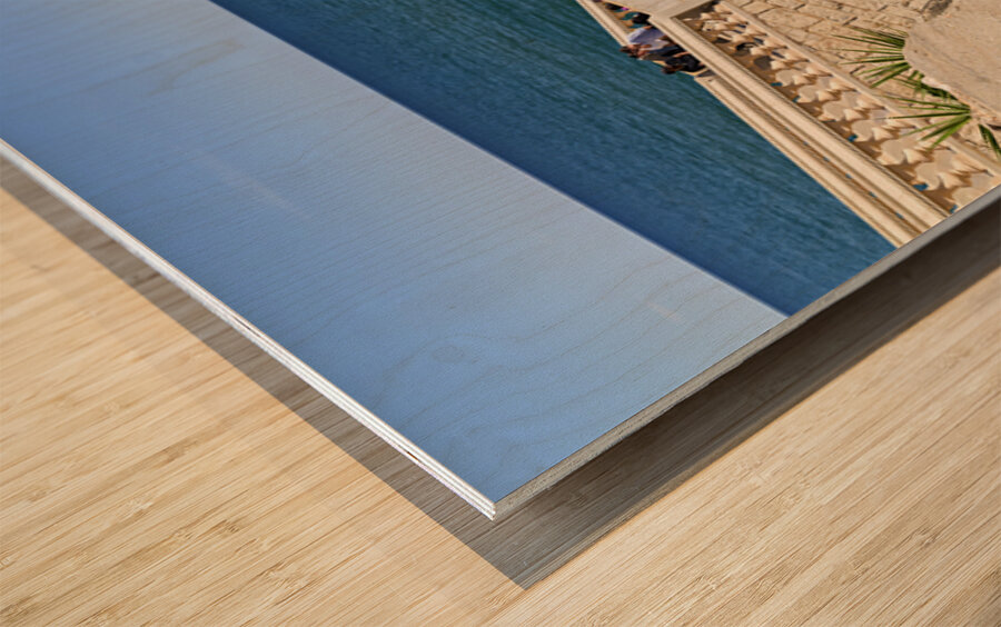 Sitges Catalunya Spain. The stairs to the Cathedral Wood print