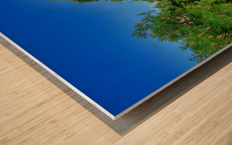 Choragic monument of lysicrates in athens greece Wood print