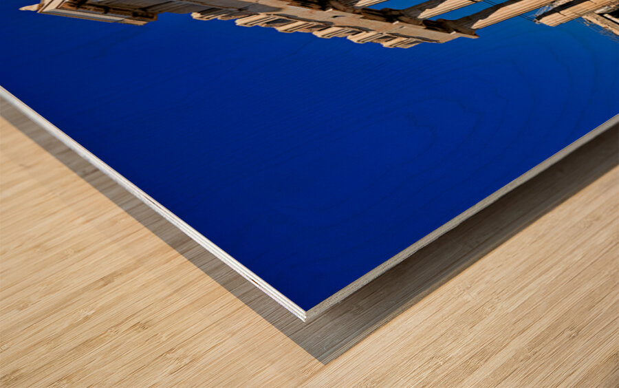 Visit Parthenon at Acropolis in Athens Greece during the day Wood print