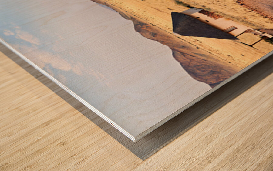 Lodging area in Namib Naukluft National Park in Namibia Wood print