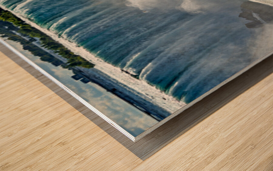 Maid of the Mist boat at Niagara Falls. Wood print