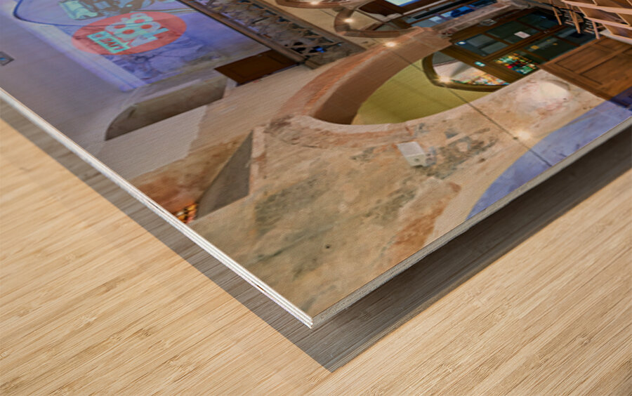 Community event at Saint Pierre le Vieux in Strasbourg Wood print