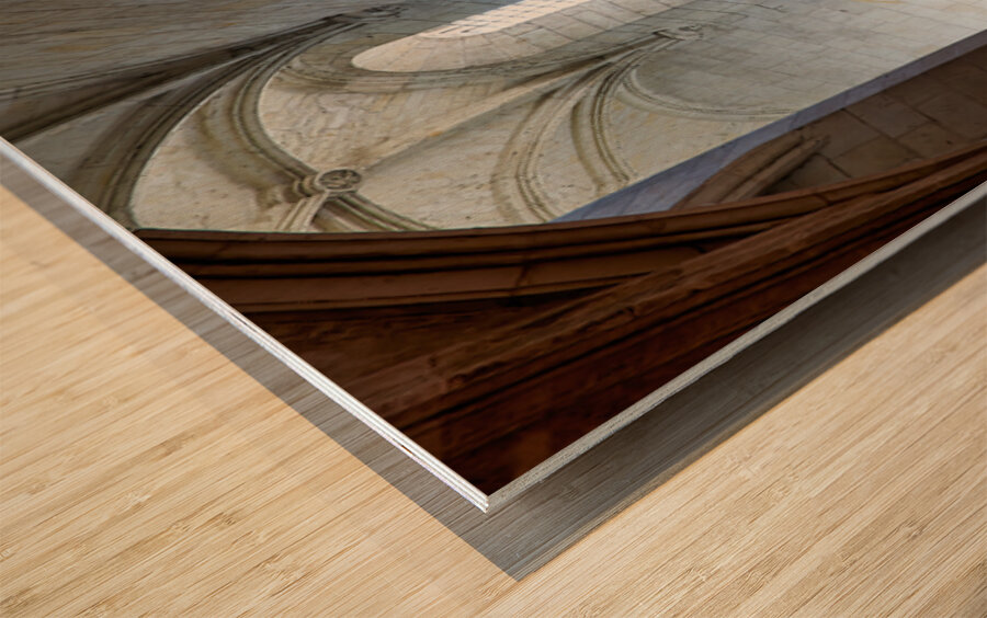 Chateau dAmboise offers views of historic architecture in Franc Wood print